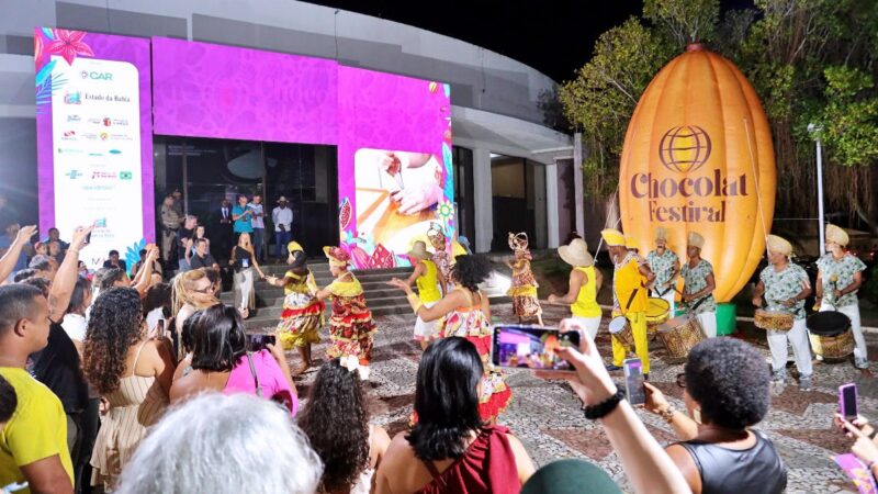 Feira de negócios, Cozinha Show, escultura de chocolate e atrações culturais: Chocolat Bahia inaugura edição histórica em Ilhéus