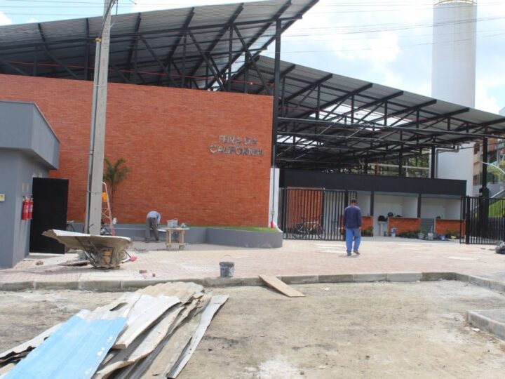 Obras de requalificação da feira livre do Califórnia serão concluídas em setembro