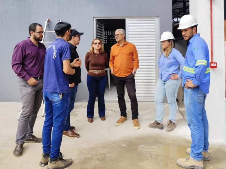 Secretários visitam obras de construção da nova Feira da Califórnia e alinham detalhes para inauguração