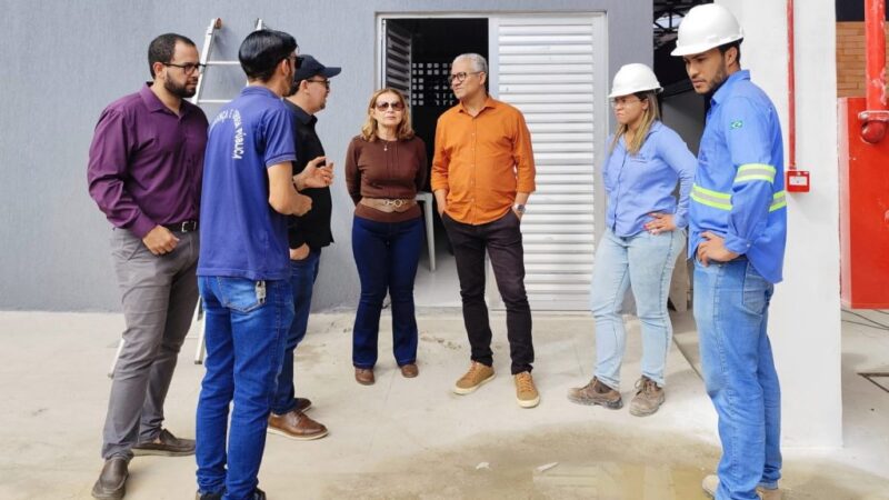 Secretários visitam obras de construção da nova Feira da Califórnia e alinham detalhes para inauguração