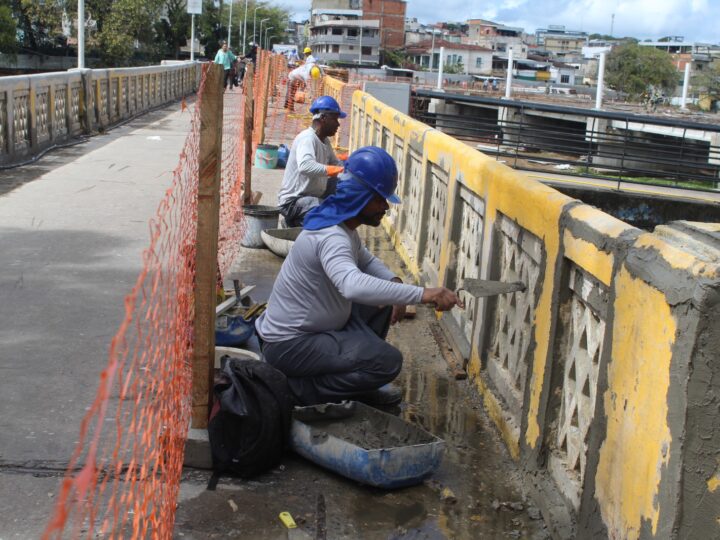 Obras de requalificação da EEE – V e da restauração da Ponte Góes Calmon seguem dentro do prazo previsto