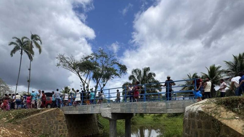Nova Ponte do Japu é entregue após substituição de antiga estrutura de madeira