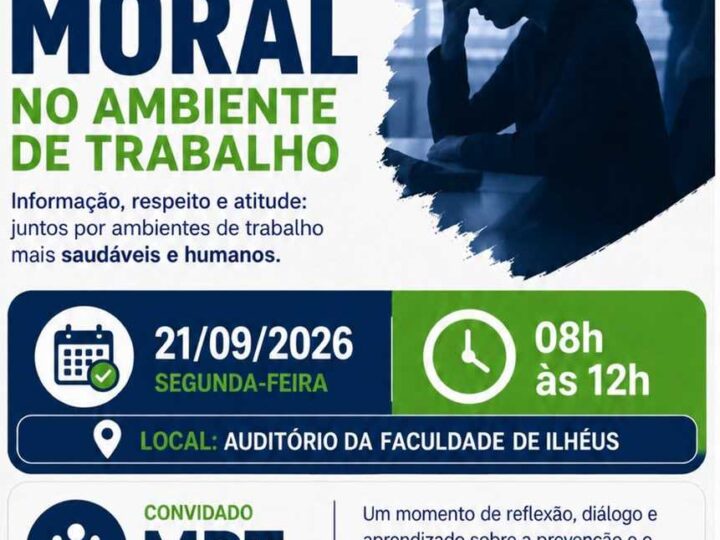 Saúde de Ilhéus realiza 2º Seminário sobre Assédio Moral no Ambiente de Trabalho