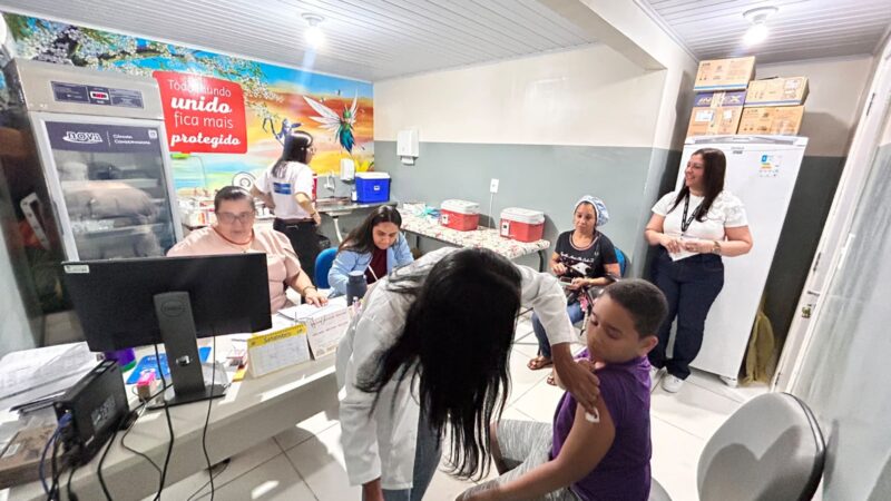 Prefeitura de Itabuna monta estratégia de vacinação nas escolas para elevar percentuais de imunização de crianças e adolescentes
