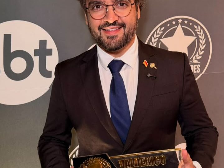 Valderico Junior recebe Prêmio Personalidades da TV Aratu por trabalho à frente de Ilhéus