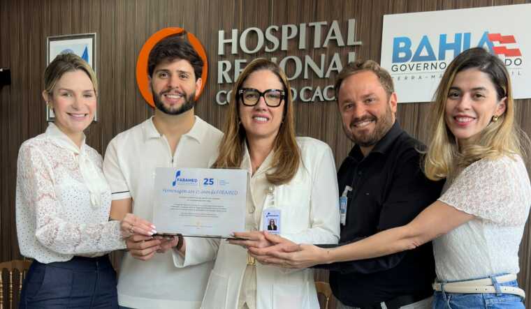 Hospital Regional Costa do Cacau celebra 25 anos da Fundação Fabamed